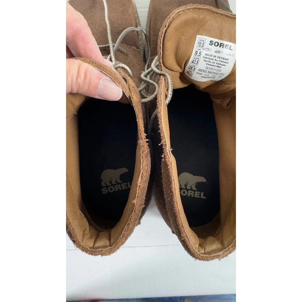Sorel Madson II‎ Chukka Mens 10.5 Brown Waterproof Suede Boots